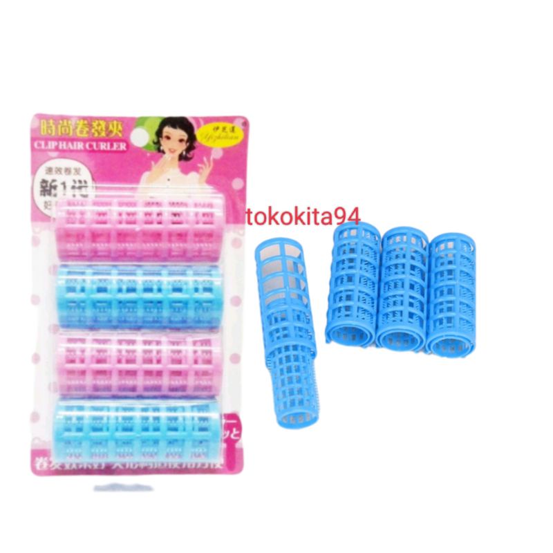 Roll Rambur Wanita Curler 1Set - Roll Hair Satu Set Warna