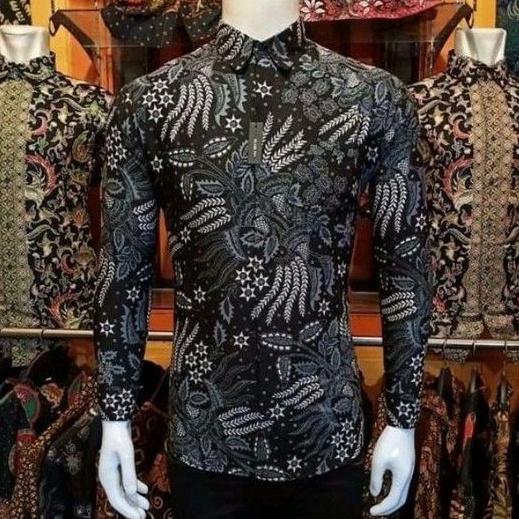 NEW ARRIVAL DISTRO BATIK PRIA BORDIR SOGAN HRB026 BATIKAF