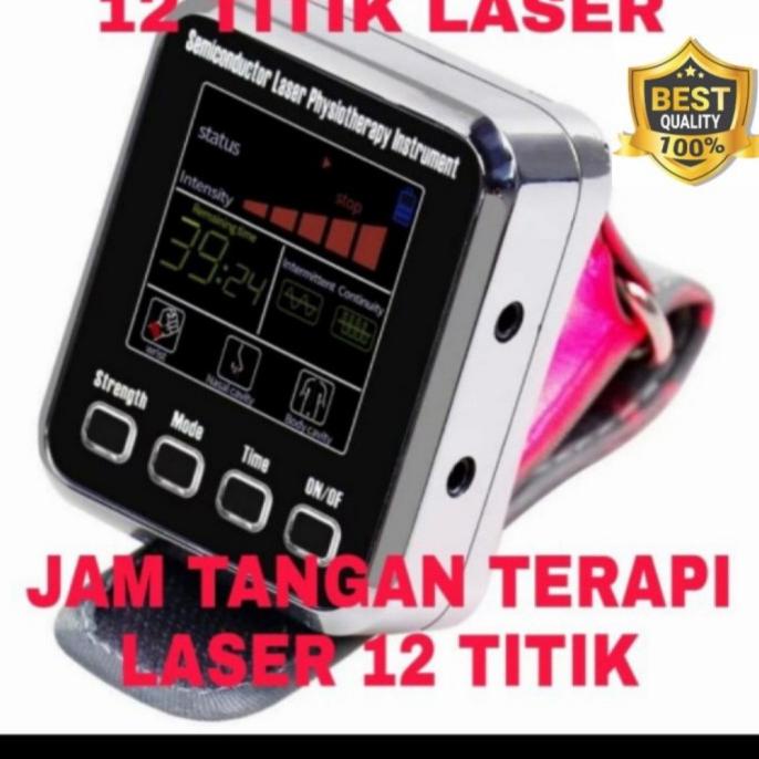 jam laser kesehatan 12 / 7 / 5 titik dr terapi laser diabetes jantung