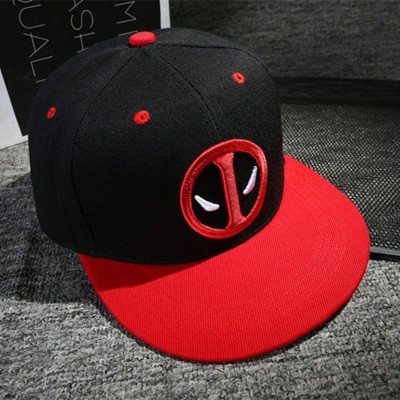 Topi baseball Motif Bordir Deadpool Untuk Pria / Wanita ​Topi Baseball casual adjustable Untuk Pria / Wanita