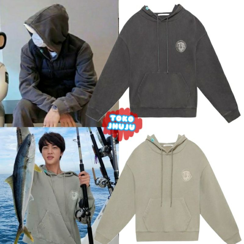 Hoodie Jumper Chanyeol Exo Instanpunk F LOGO BULAT / seokjin Bts Style