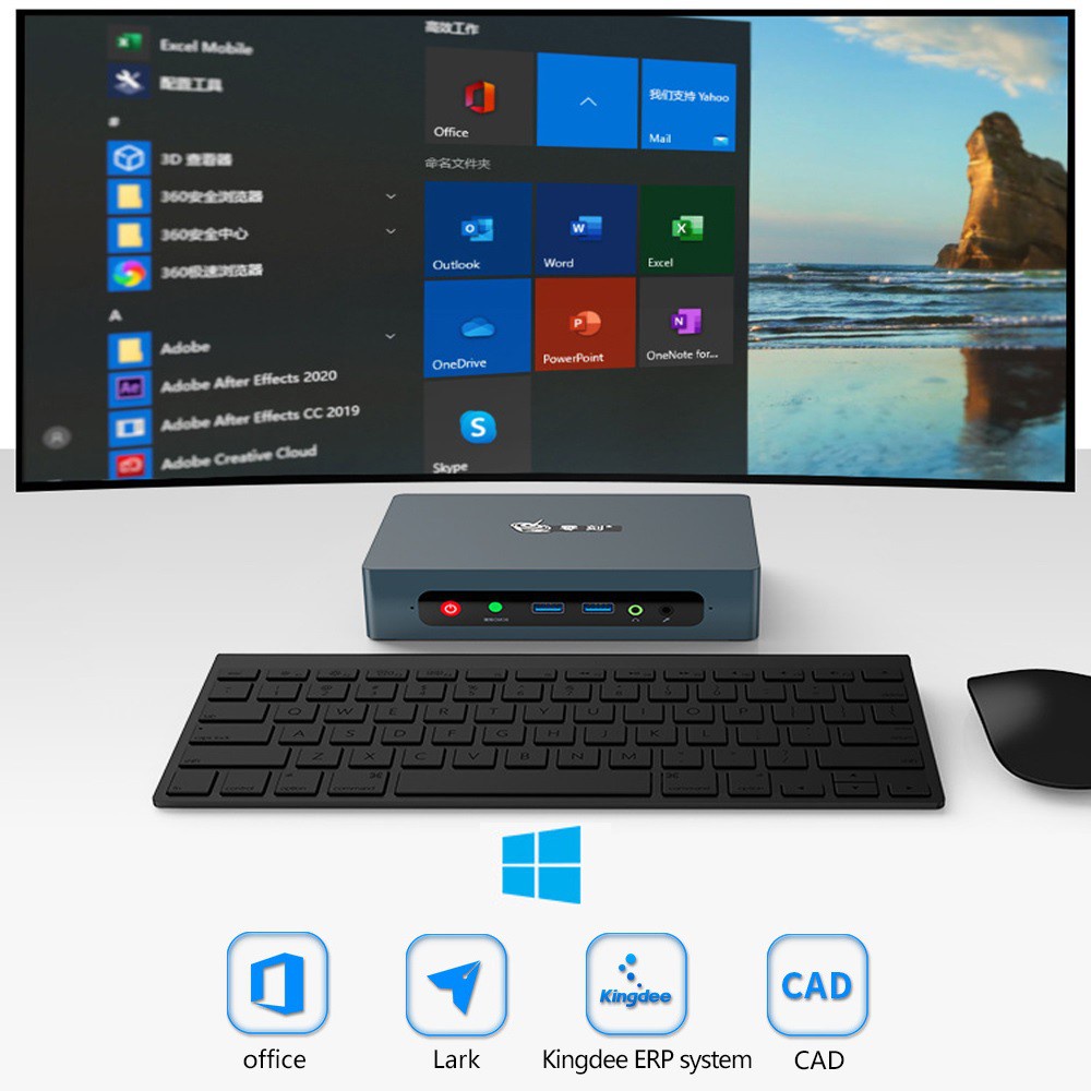 AKN88 - BEELINK LZX Mini PC - RAM 8GB SSD 256GB - Preinstall Windows 10