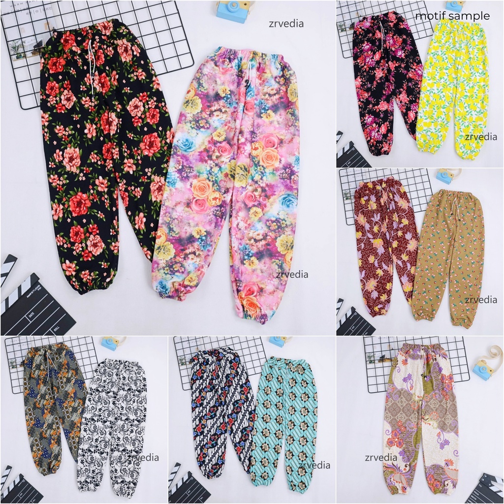 Jogger Anak Perempuan 1-12 Tahun / Joger Cewek Celana Panjang Pants Import Semi Main Harian kiosbalitaaprilia