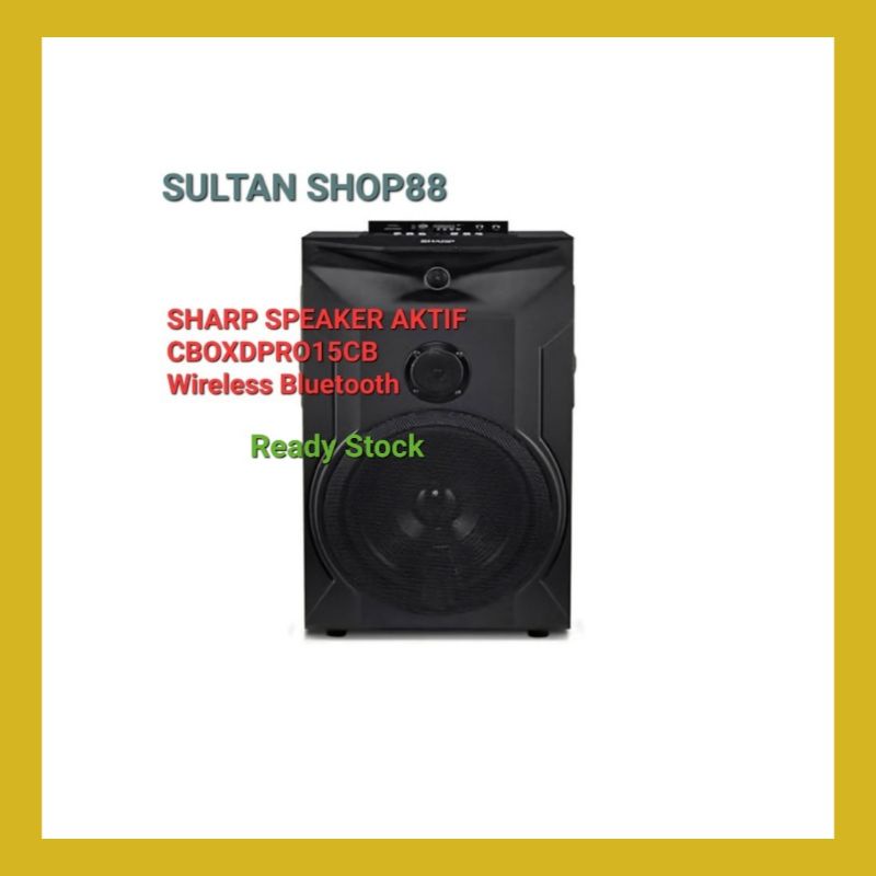 SHARP SPEAKER AKTIF CBOXDPRO15CB Wireless Bluetooth