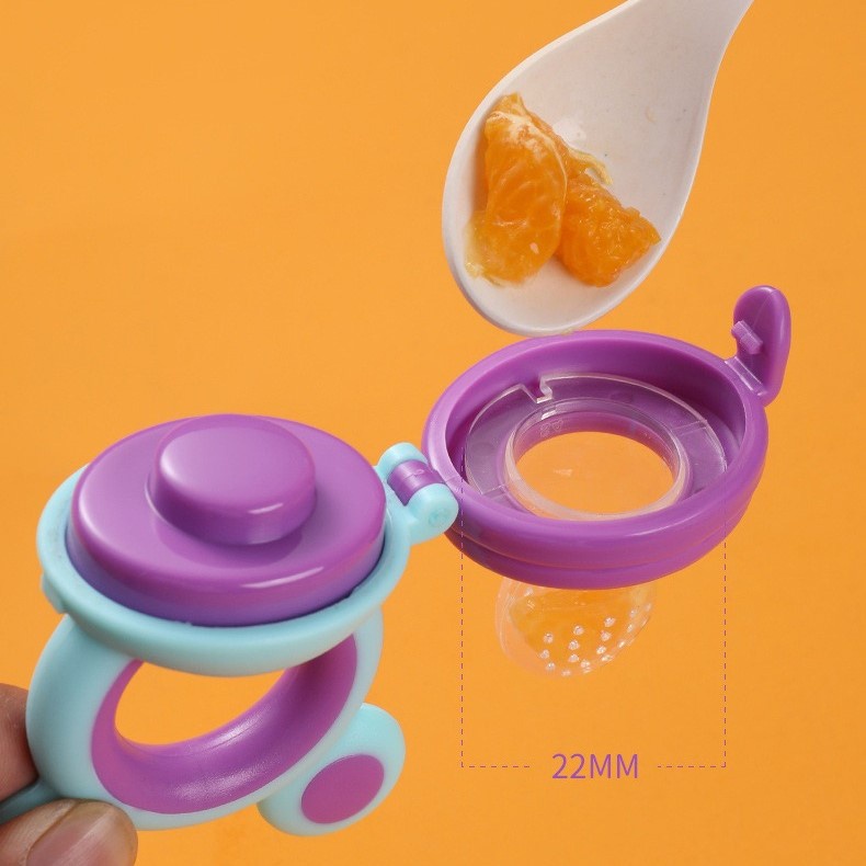 Baby Fruit Food Feeder Puting Buah Bite Silicone Teether Pacifier Infant Feeding Tool Eating Bayi Makan YYL