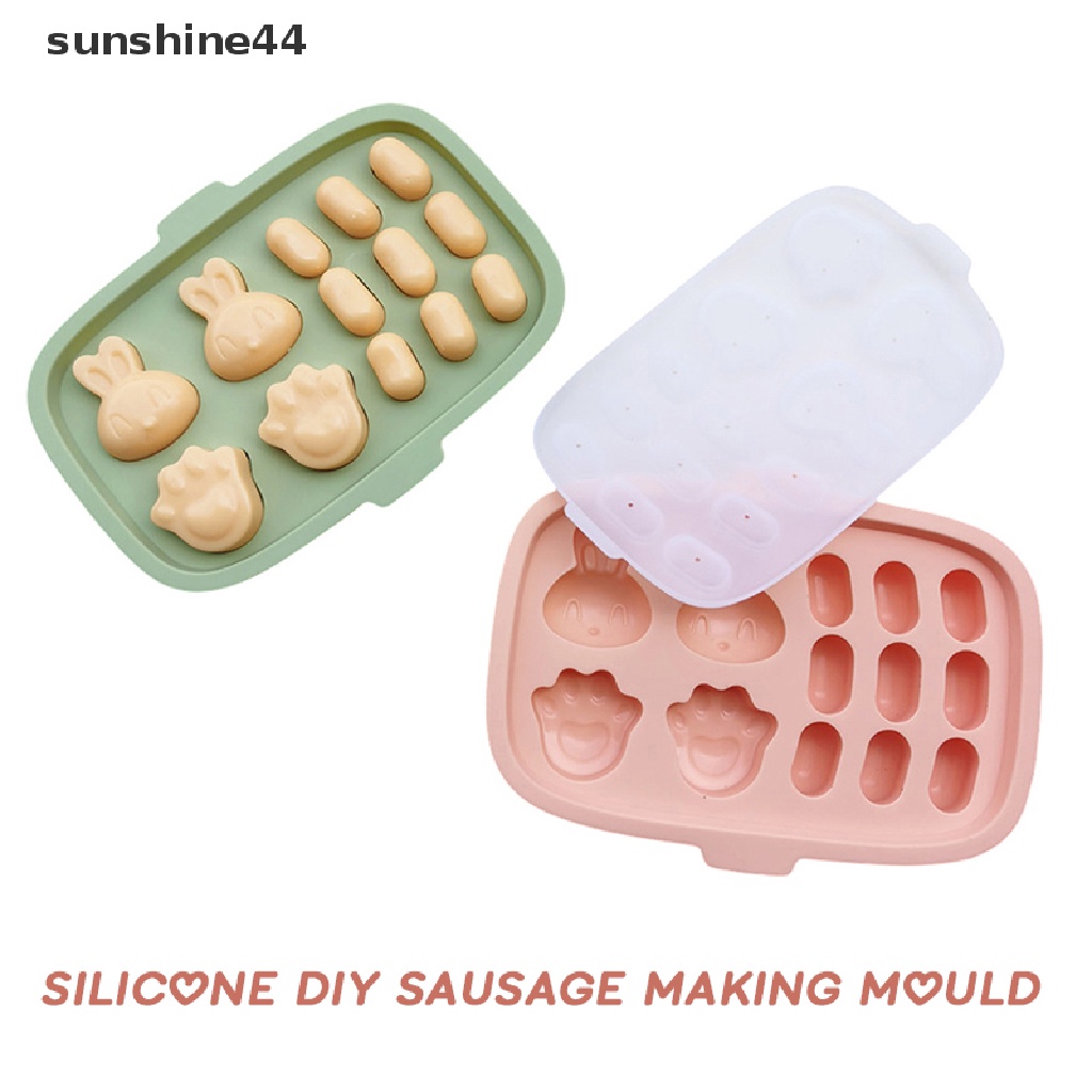 Sunshine Cetakan Sosis / Hot Dog DIY Bahan Silikon Reusable