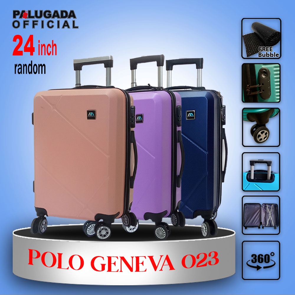 PROMO KOPER FIBER 203 POLO GENEVA 24 INCH FREE PACKING KARDUS RODA 4 360 DERAJAT