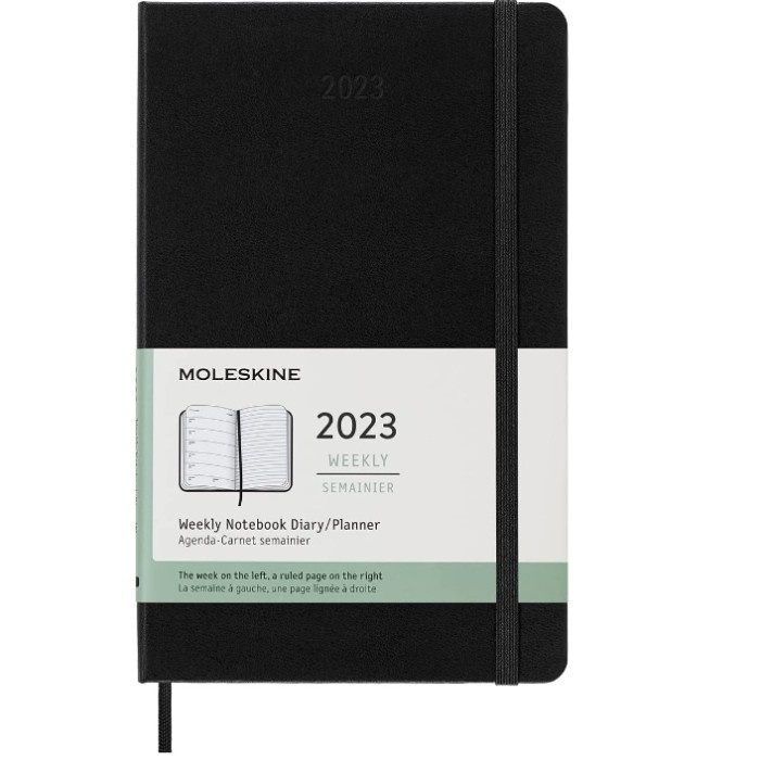

Agenda Moleskine Weekly Semainier Diary/Planner/Agenda 2023 Hardcover Ori