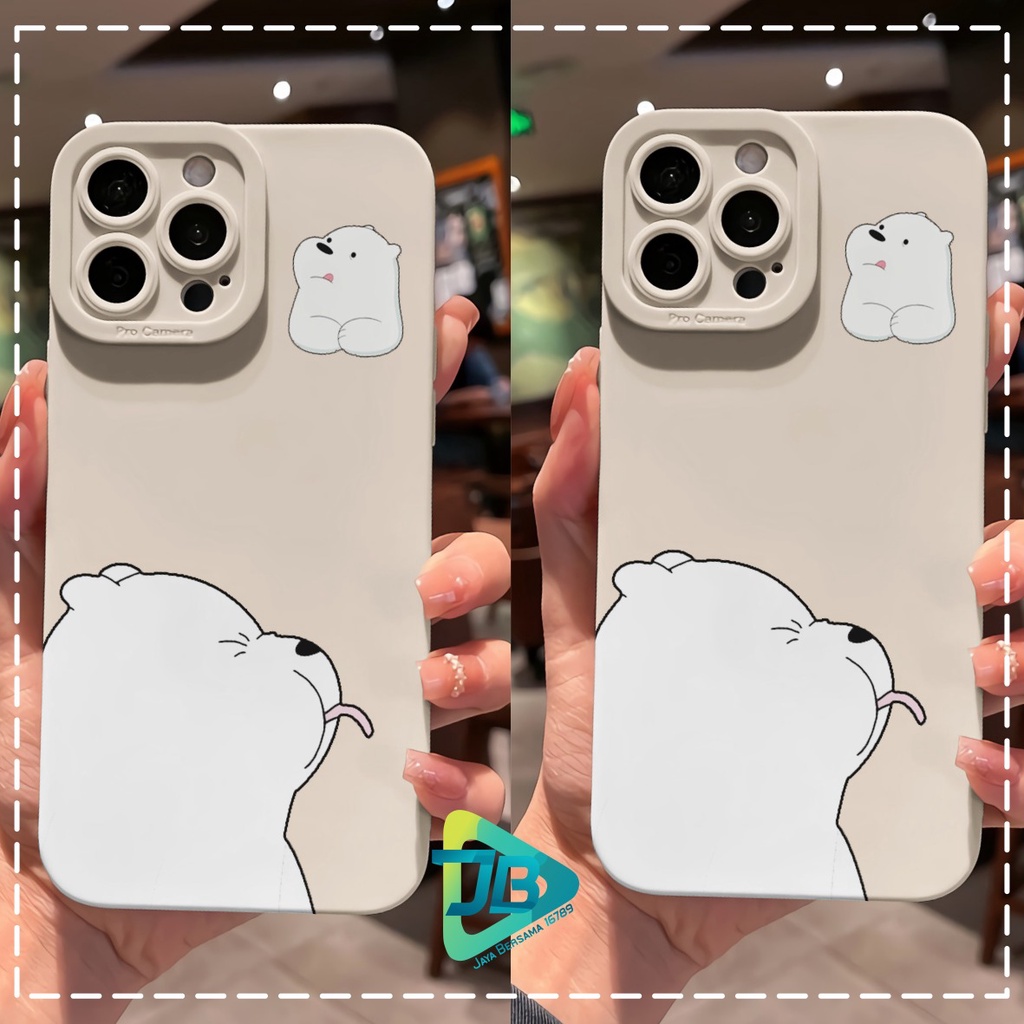 CUSTOM CASE SOFTCASE SILIKON PROCAMERA WE BEAR CUSTOM XIAOMI REDMI 6A 8 8A PRO 9 9A 9C 10A NOTE 8 9 10 10S POCO M3 M4 JB6052