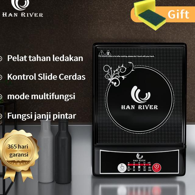 HAN RIVER Smart Kompor Induksi Listrik Kompor Listrik 1200 watt