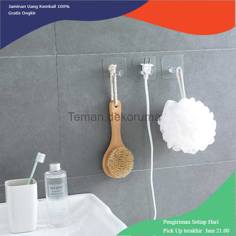 TD - PR2 KHGDNOR Gantungan Dinding Kapstok Hanger Dapur Kamar Mandi 5PCS - MT5