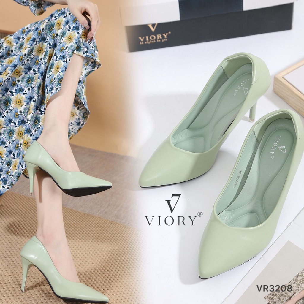 VIORY Sepatu Wanita High Heels Shoes #VR3208 ORIGINAL