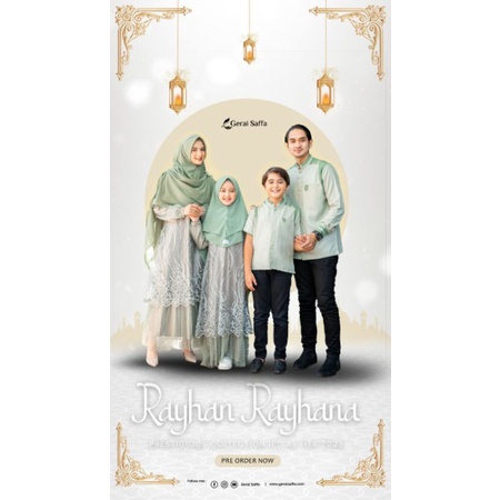 Sarimbit Keluarga. Sarimbit Lebaran. Sarimbit Muslim. Sarimbit Rayhan Rayhana - Gerai Saffa (PRE ORD