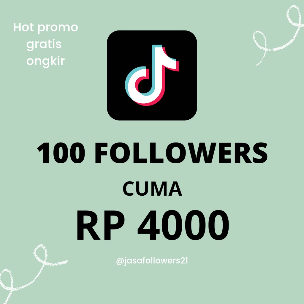 Tiktok follower murah bergaransi tinggi