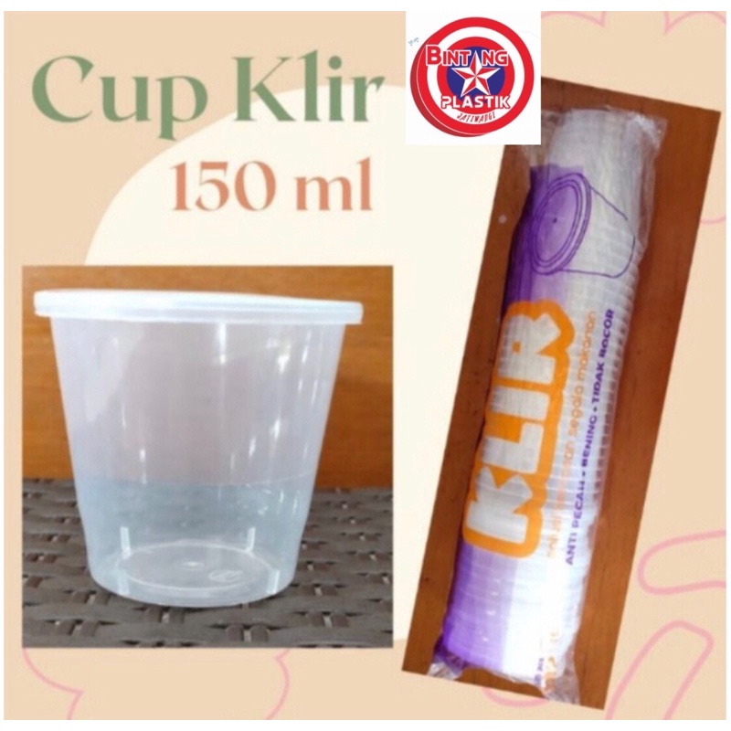 Jual Thinwall pudding / KLIR CUP anti pecah 150 ml 150 ml mini Cup