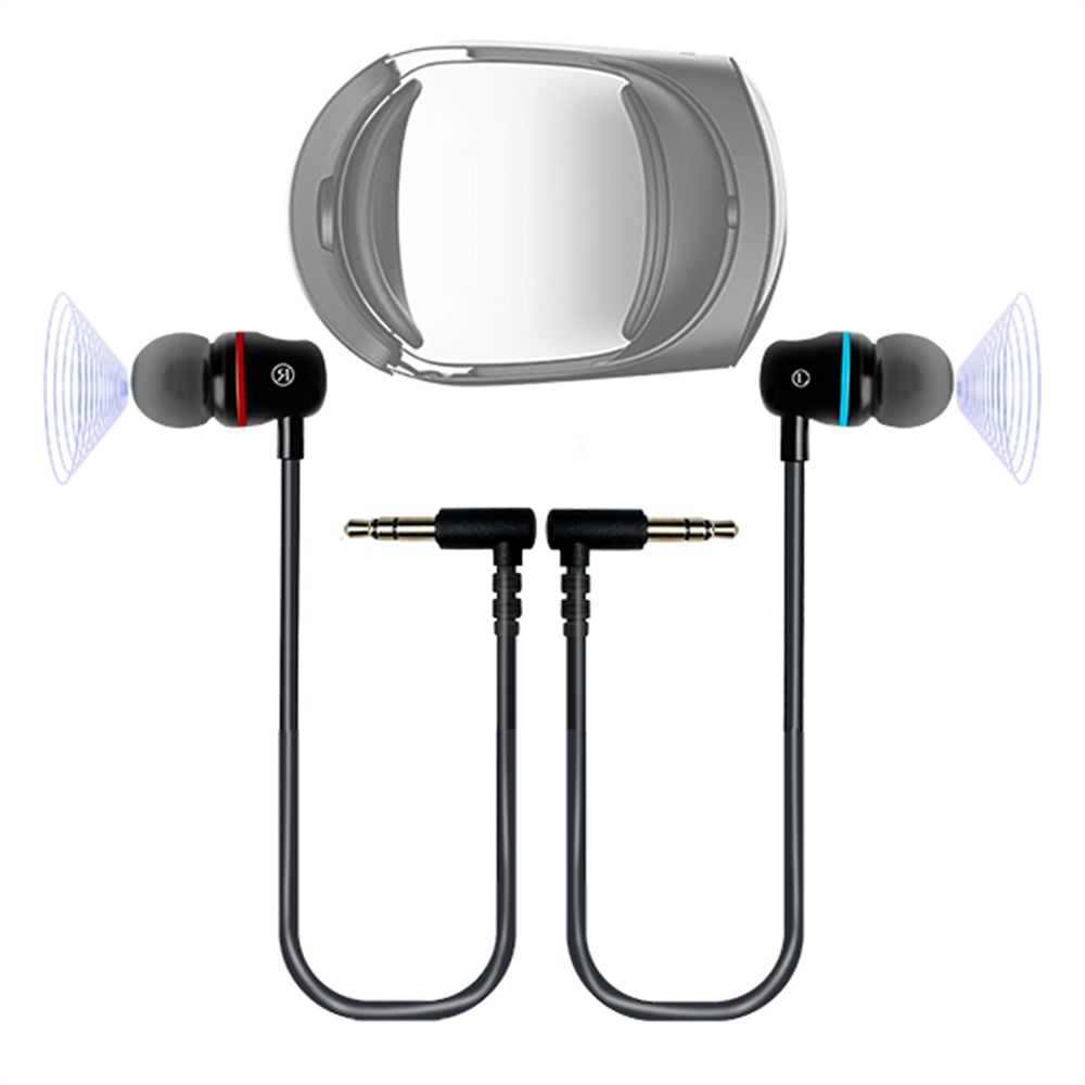 Earphone Kabel Sport headset In ear Stereo Earbuds Untuk quest Pro VR Kacamata Headphone Aksesoris Isolasi Kebisingan