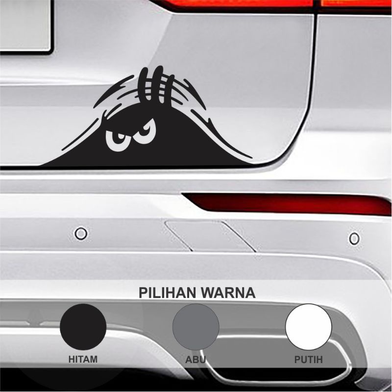 Sticker mobil karakter Anime lucu stiker cutting