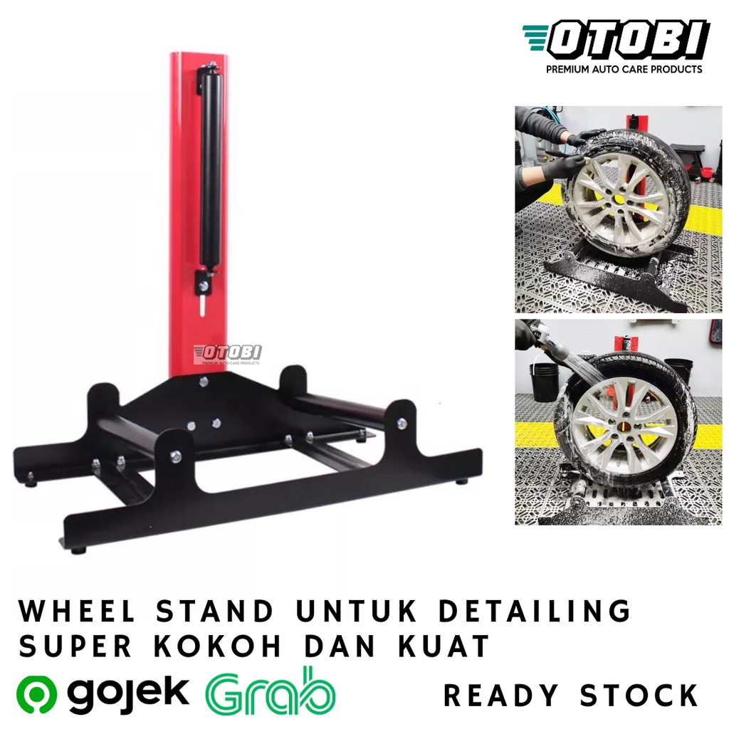 Wheel Stand Shelf Detailing Rak u/ Alat Putar Roda Velg Ban Rim