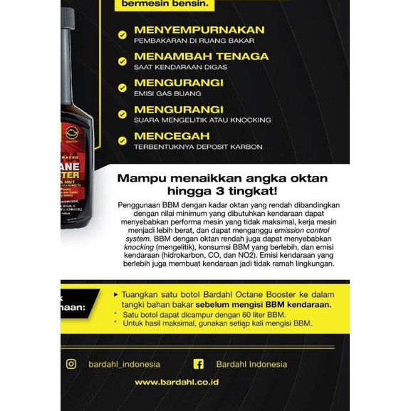 BARDAHL OCTANE BOOSTER