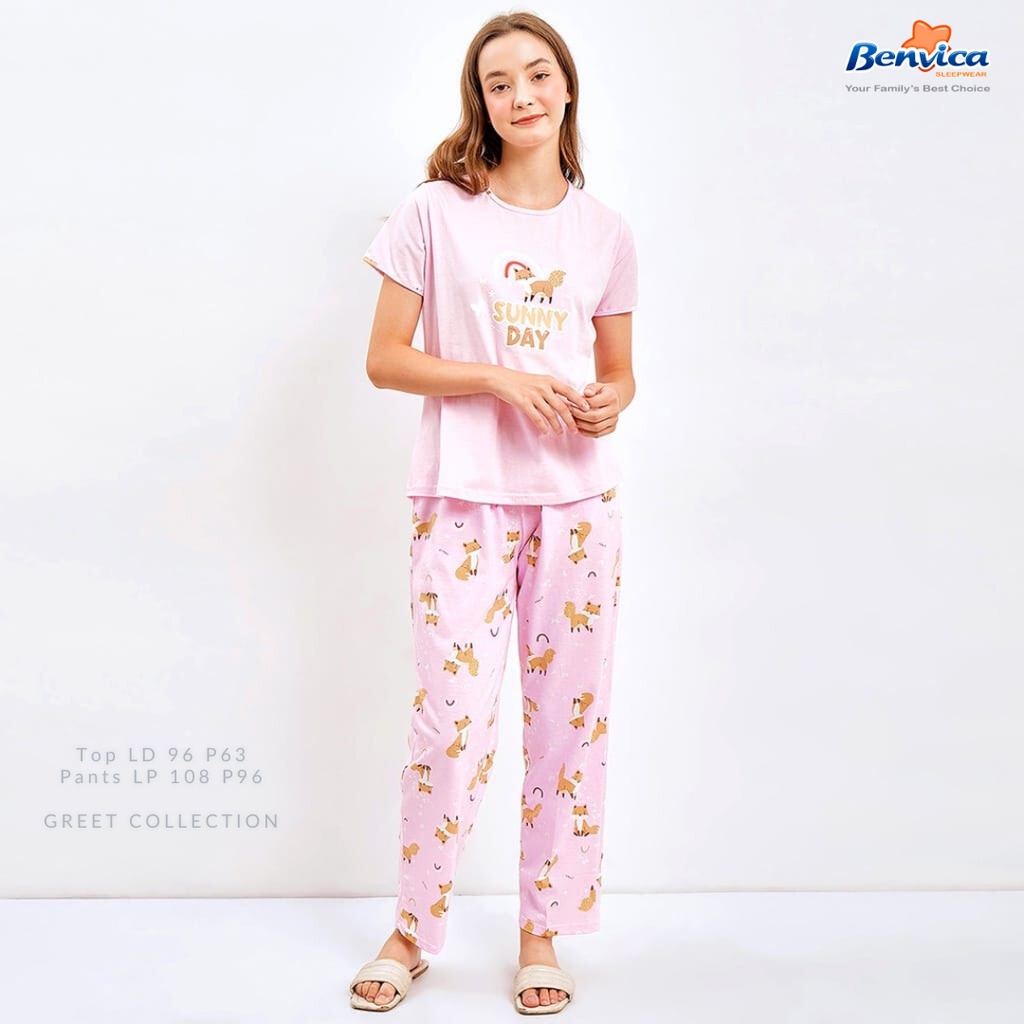 BAJU TIDUR CELANA PANJANG KAOS ALL SIZE GREET BANYAK MOTIF