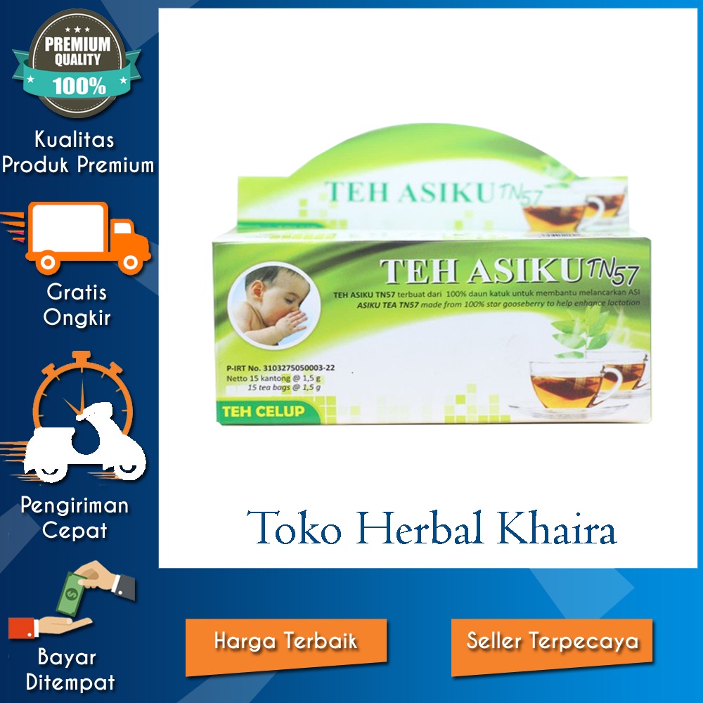 

TOGA NUSANTARA TEH CELUP ASIKU ASIMU MELANCARKAN ASI ISI 15 PCS