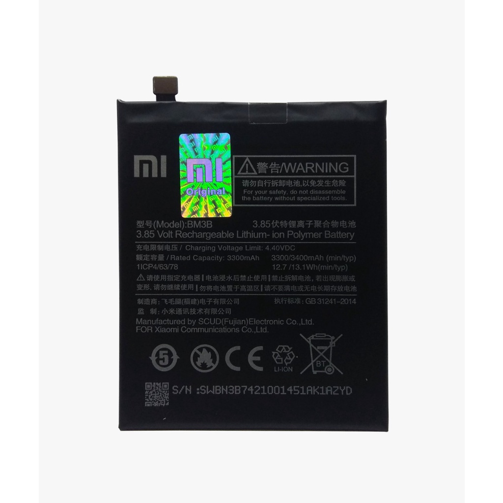 BATTERY XIAOMI MIX2 XIAOMI MI MIX 2 BATERAI XIOMI BM3B ORIGINAL