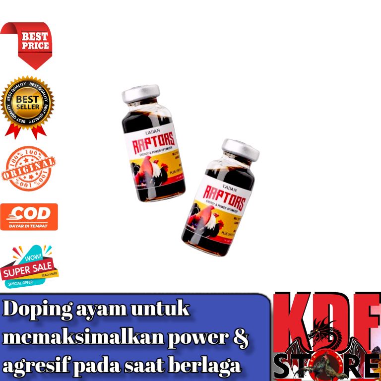 Raptors Doping Ayam Aduan Pisau Taji Laga - 10ml