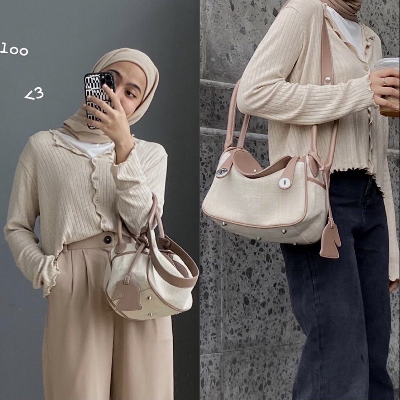 Flanelistyle - Jovita Bag [BISA COD tas flanelis wanita slempang slingbag korea]