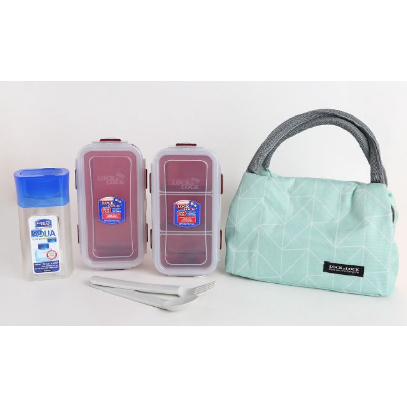 lock n lock set makan minum