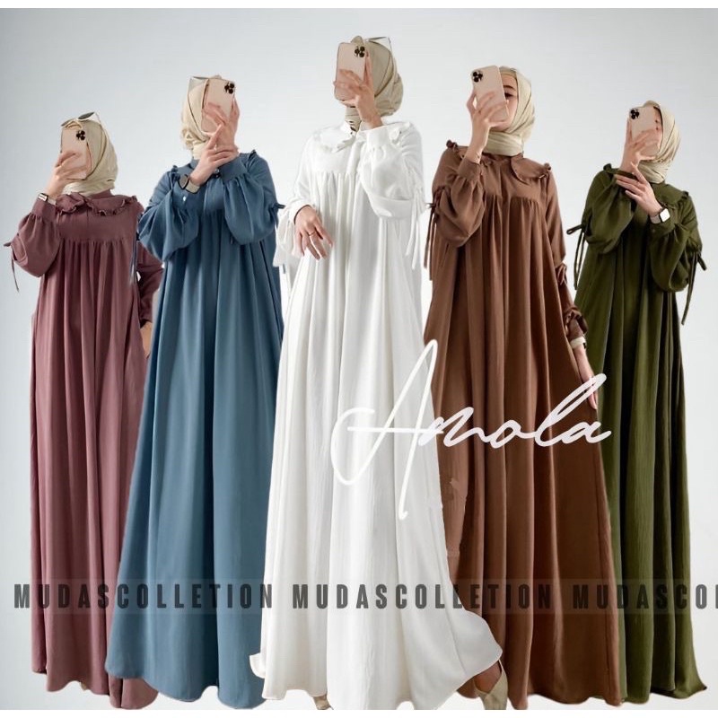 AMOLA DRESS MAXY CRINGKEL AIRFLOW