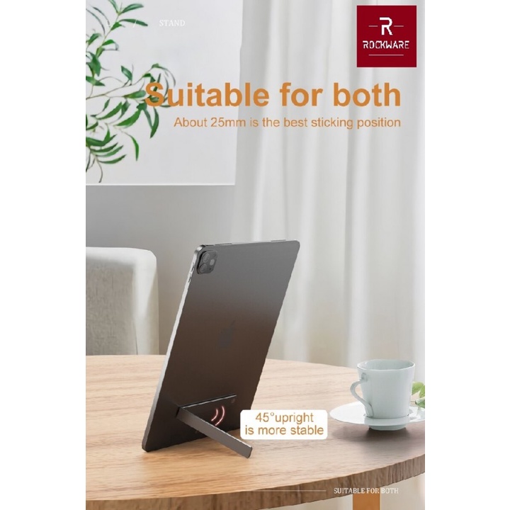 32 ROCKWARE Mini L Shape Foldable Stand for Phones and Tablets