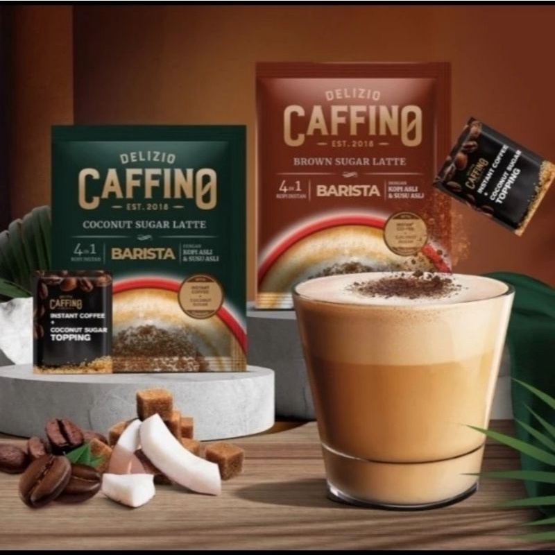 

Delizio CAFFINO BARISTA Coconut Sugar Latte Brown Sugar Latte