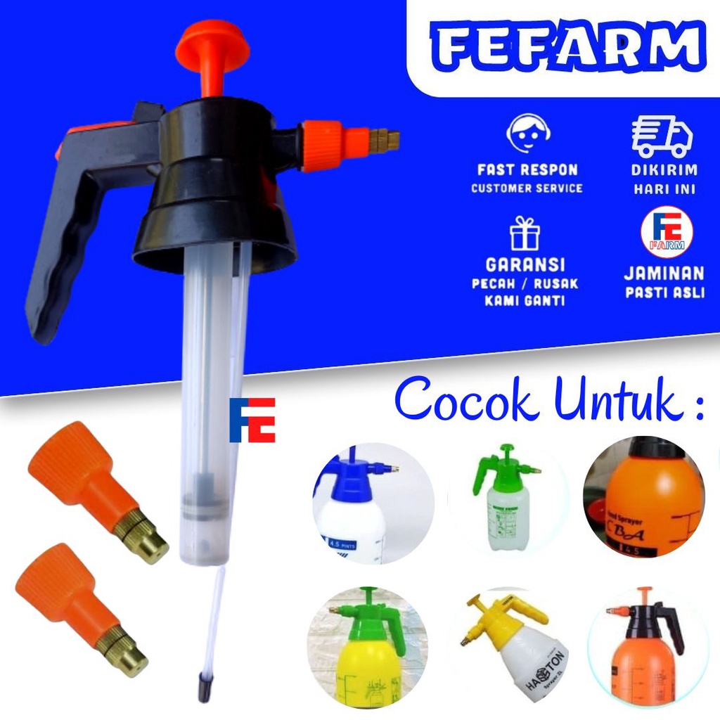 Botol Sprayer 2Liter Spare Part Semprotan Burung Semprotan Tanaman FEFARM