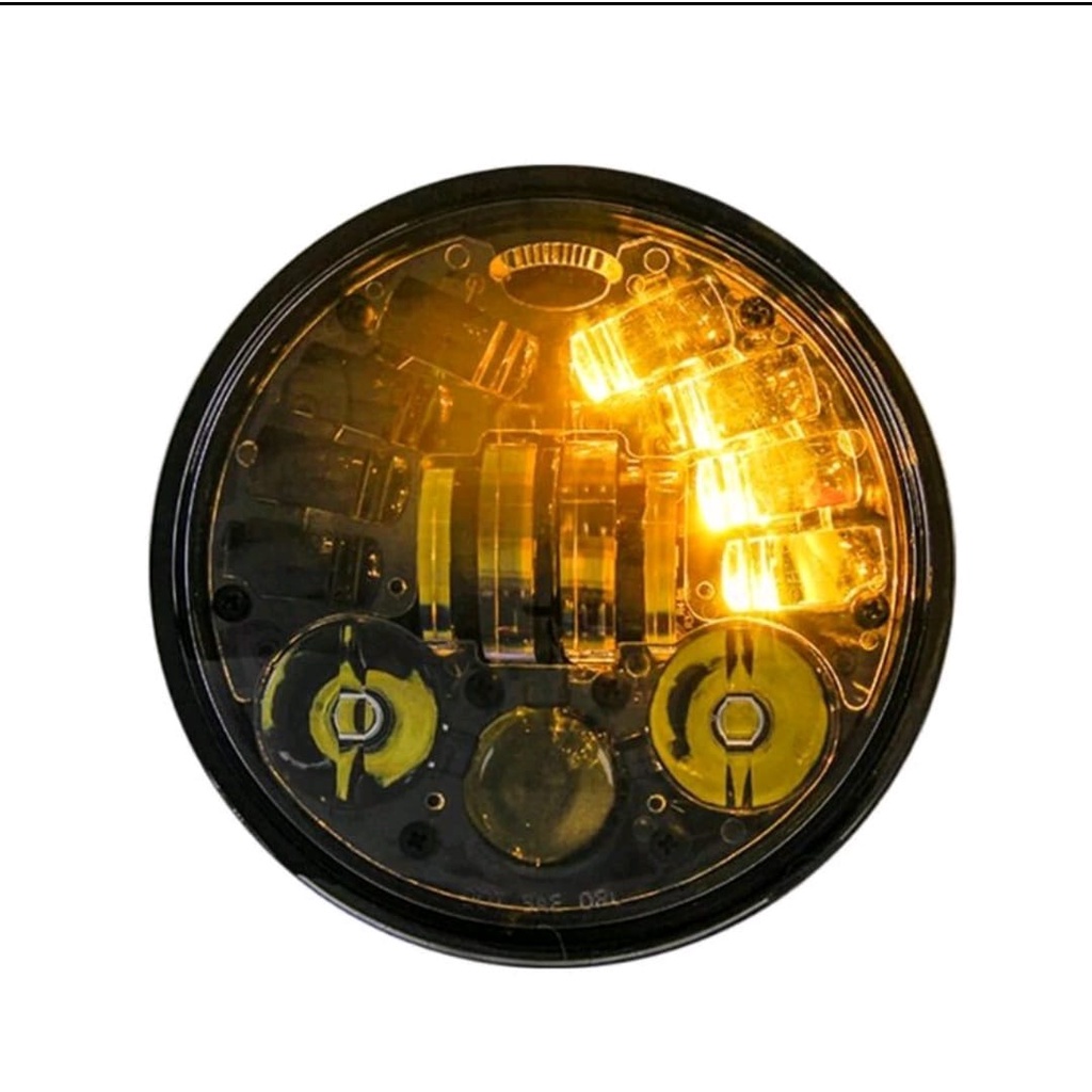Daymaker 19 Led 7 Inch Dus Hitam Polos Import 90 Watt Ninja Megapro Tiger Scorpio King Vixion w175 dll - Daymaker 19 Led 5 Inch Dus Hitam Polos Import 90 Watt Ninja Megapro Tiger Scorpio King Vixion w175 klx trail crf wrf universal