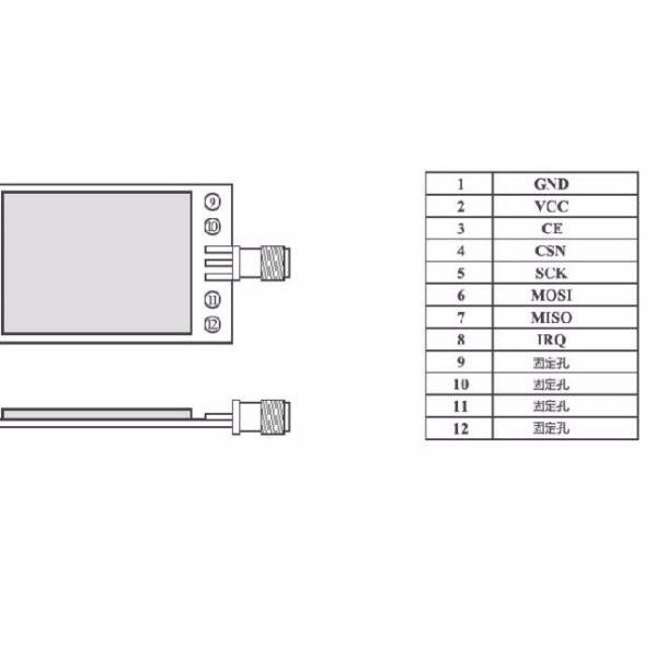 NRF24L01 Ultra Long Range 2100M E01-ML01DP5 Ebyte 20dBm 2.4Ghz +PA+LNA