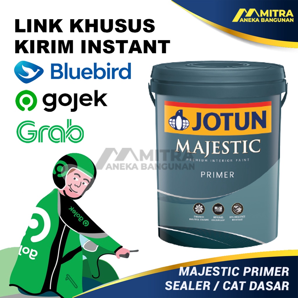 Jual Link Gojek Grab Instant Cat Dasar Sealer Jotun Majestic Primer Liter Setara Kg Cat