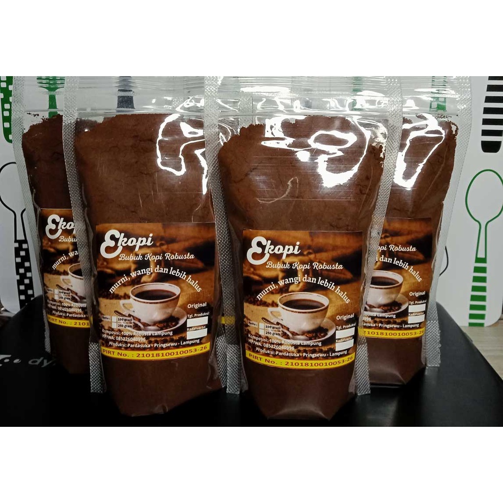 

Ekopi 100 gram, Bubuk Kopi Robusta Lampung