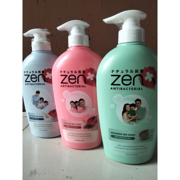 Jual Promo Turun Harga Zen Sabun Antibacterial Pump 500ml Shopee