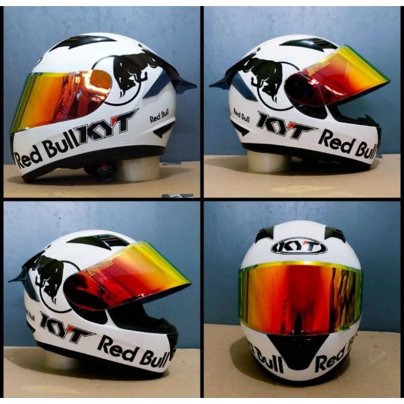 kYT R10 White (Putih) Paket Redbull