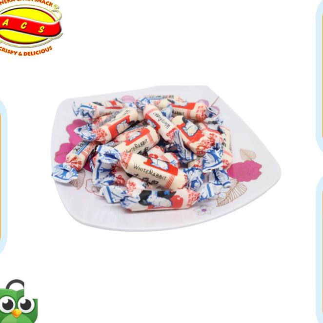 

TERBARU PERMEN SUSU WHITE RABBIT - 100 gr /PERMEN LUNAK/PERMEN VIRAL/PERMEN MILO/PERMEN YUPI/PERMEN JADUL/PERMEN KARET
