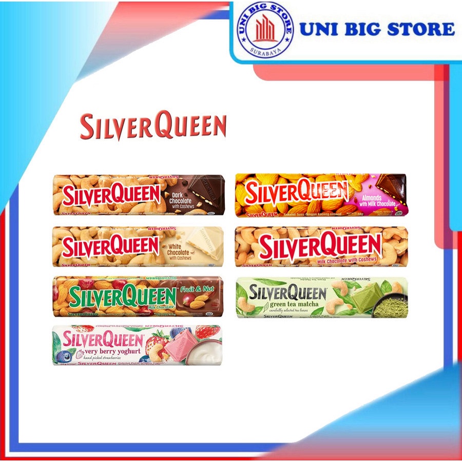 

Ukf5Pc6F4H (Kuliner.Kita) Silver Queen Silverqueen Chocolate 55 Gr Cashew Fruit Nut Very Berry