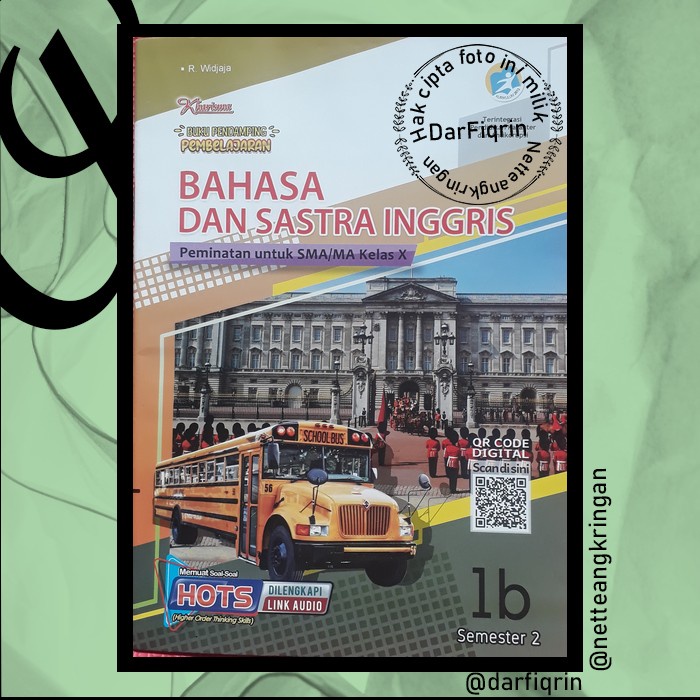 LKS Bahasa dan Sastra Inggris Kelas 10 11 Semester 2 SMA/MA K13 Rev 2018 HOTS-Kharisma-Widjaya