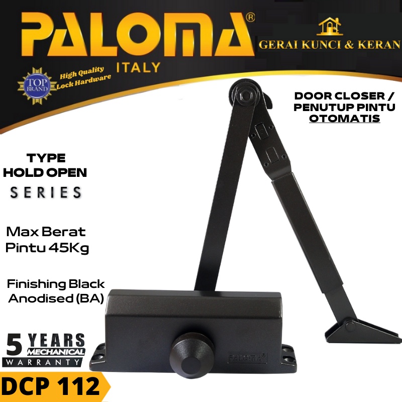 Penuntup Pintu Otomatis PALOMA DCP 112  DOOR CLOSER 900-HO HOLD OPEN