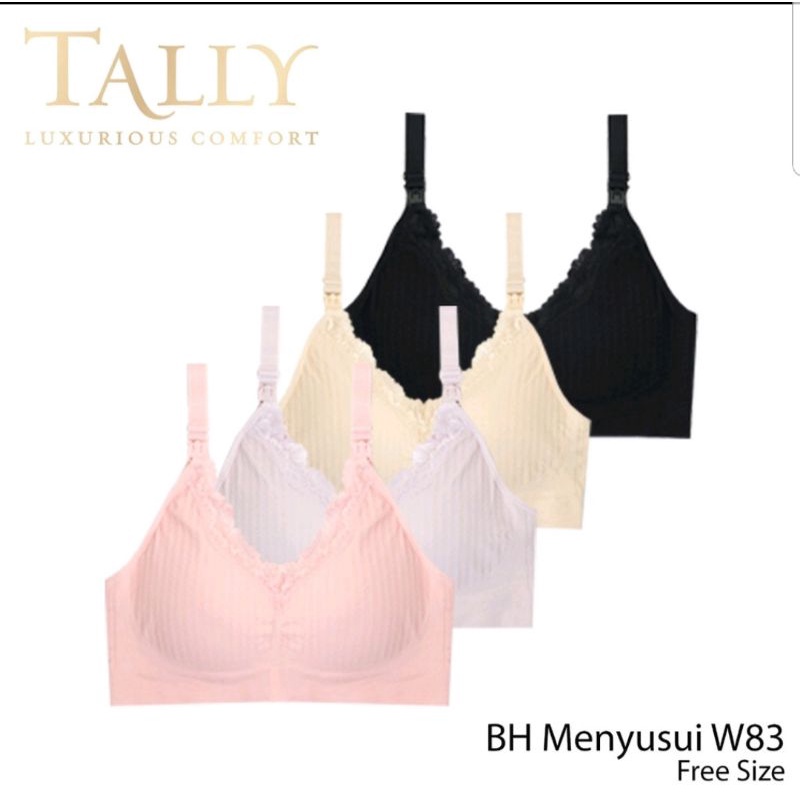 BRA TALLY W83 , bahan rajut halus