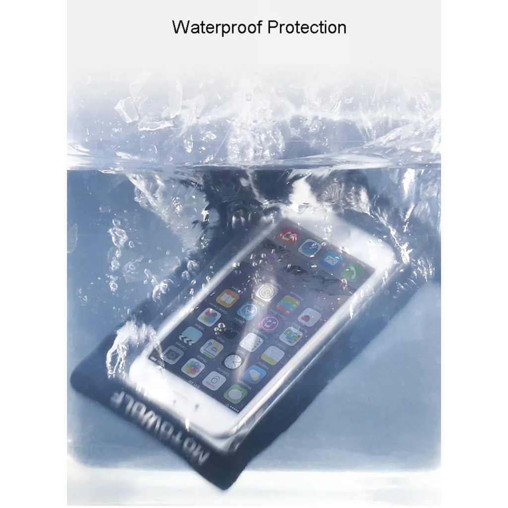 motowolf holder handphone MDL 2818 waterproof touchscreen tahan air