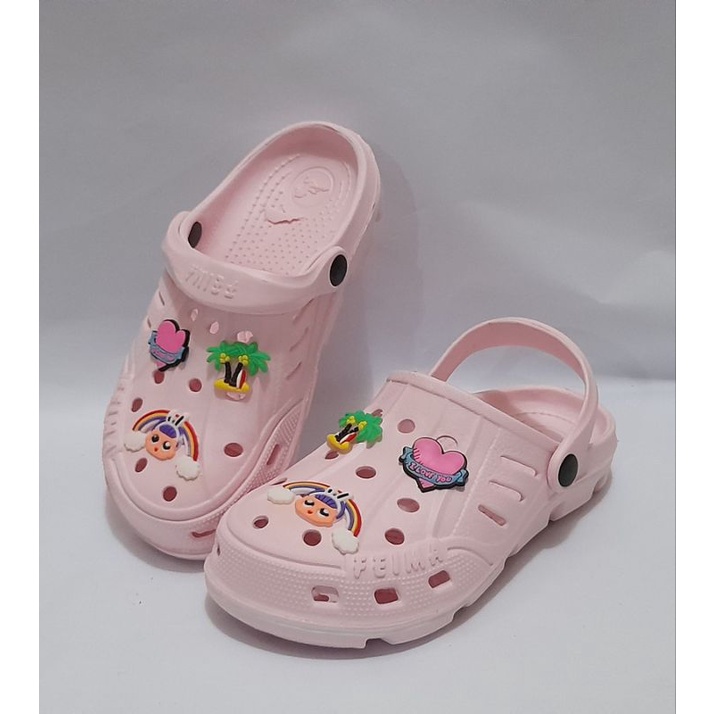 Sepatu Sandal Baim Anak Cewek S31-36 Sendal Love Kiss Merk Feima