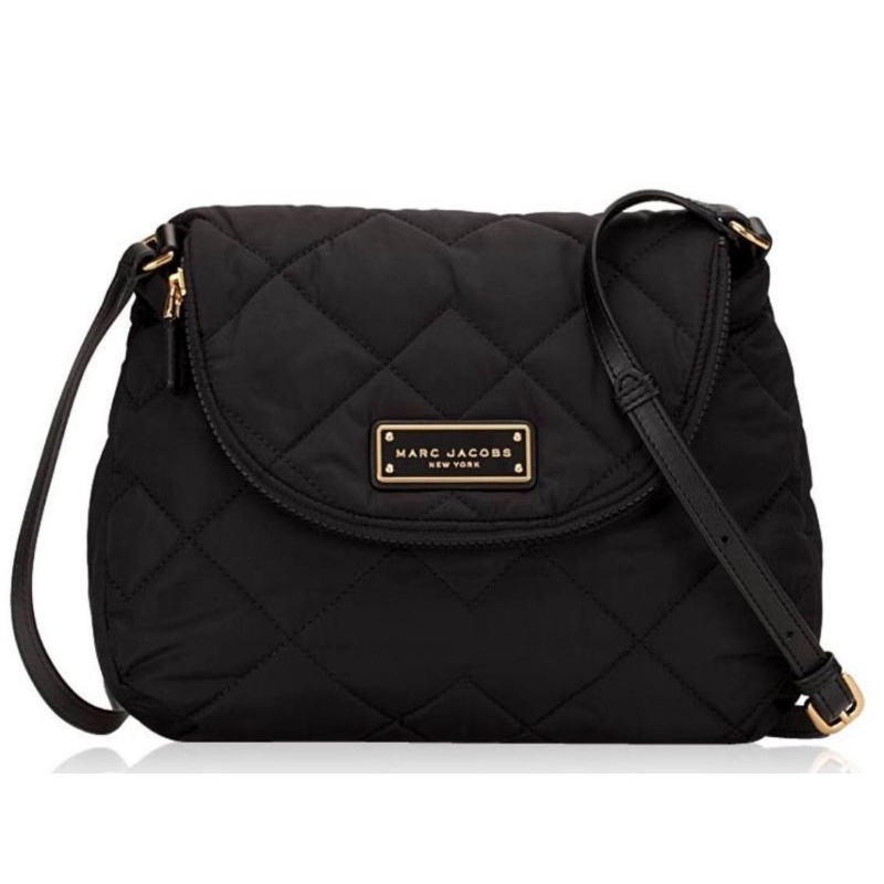 Tas MJ M0011324-001 Authentic Original Natasha Nylon Quilted Crossbody Black