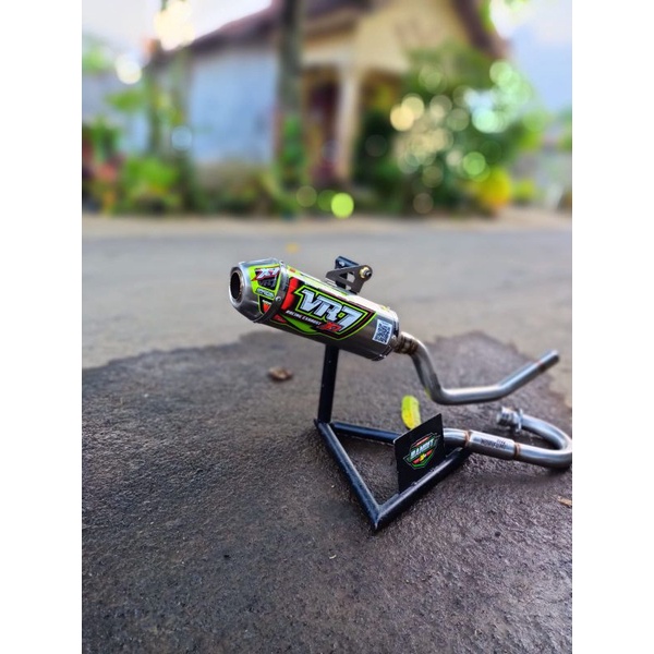 KNALPOT RACING VR7 UNTUK DTRACKER CRFKLX KLXBF WR155 DLL