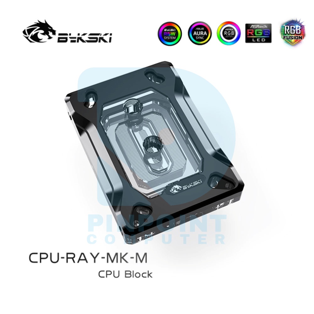Bykski CPU Water Block For AMD with 5V ARGB - CPU-RAY-MK-M
