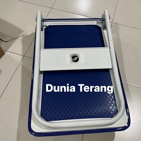 Hand Truck FREDER 150 kg Dasar Plat Logam - Troli Barang Lipat  Serbaguna Model Besi - Gerobak Besi - Trolley Troly Dorongan Barang Hand Truck Plat Besi 150kg FREDER